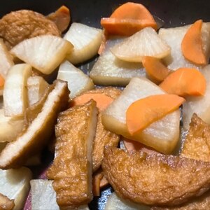 【大量消費】大根が主役！大根とこんにゃくの煮物！